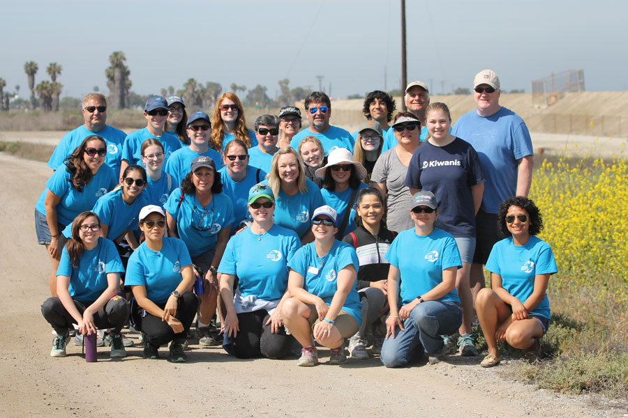 Group of citizen science volunteers